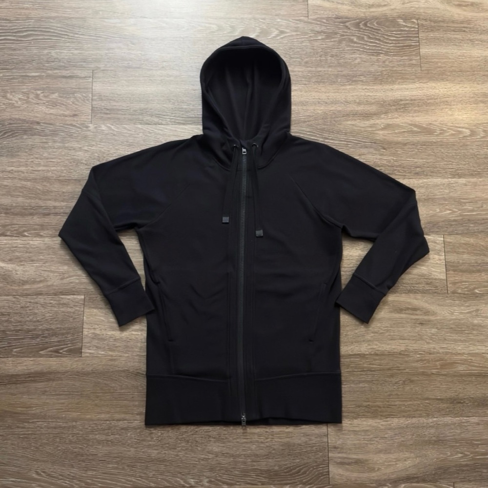 Athleta Full-Zip Triumph Long Hoodie, Small